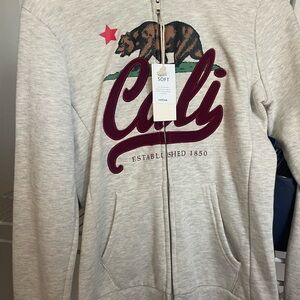 Reflex Gray Cali Bear Sweater